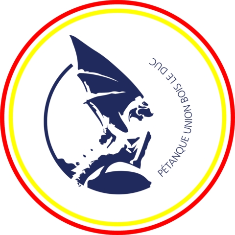 Logo 1 Pétanque Union Bois le Duc s Hertogenbosch met cirkels transparante achtergrond